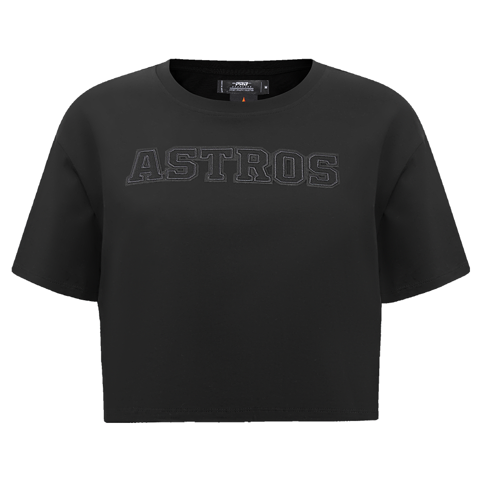 MANGA CORTA CROP MLB HOUSTON ASTROS NEUTRAL PARA MUJER