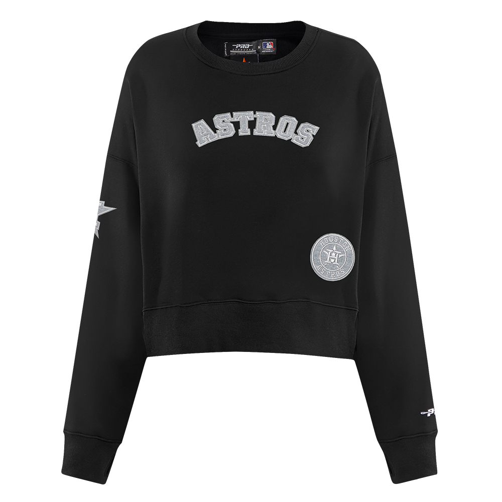 SUDADERA DE CUELLO REDONDO MLB HOUSTON ASTROS REVERSE FRENCH TERRY PARA MUJER