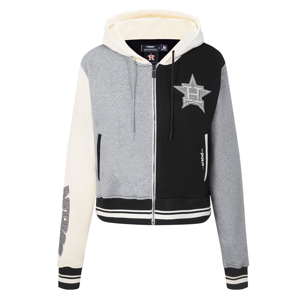 SUDADERA CON CIERRE MLB HOUSTON ASTROS REVERSE FRENCH TERRY PARA MUJER