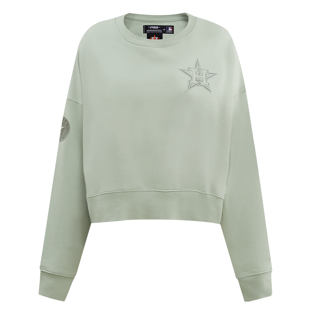 SUDADERA DE CUELLO REDONDO MLB HOUSTON ASTROS NEUTRAL PARA MUJER