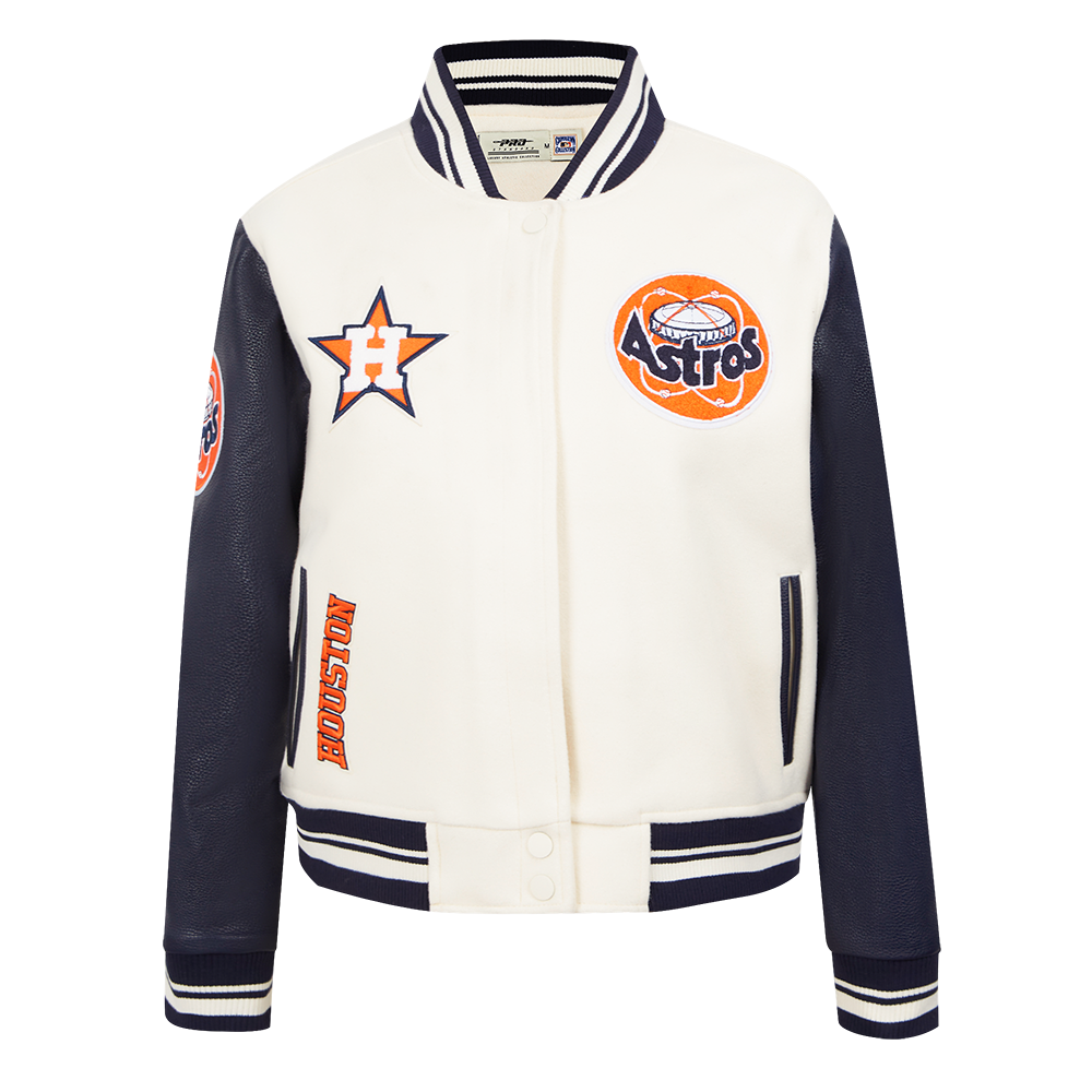 CHAMARRA UNIVERSITARIA MLB HOUSTON ASTROS RETRO CLASSICS PARA MUJER