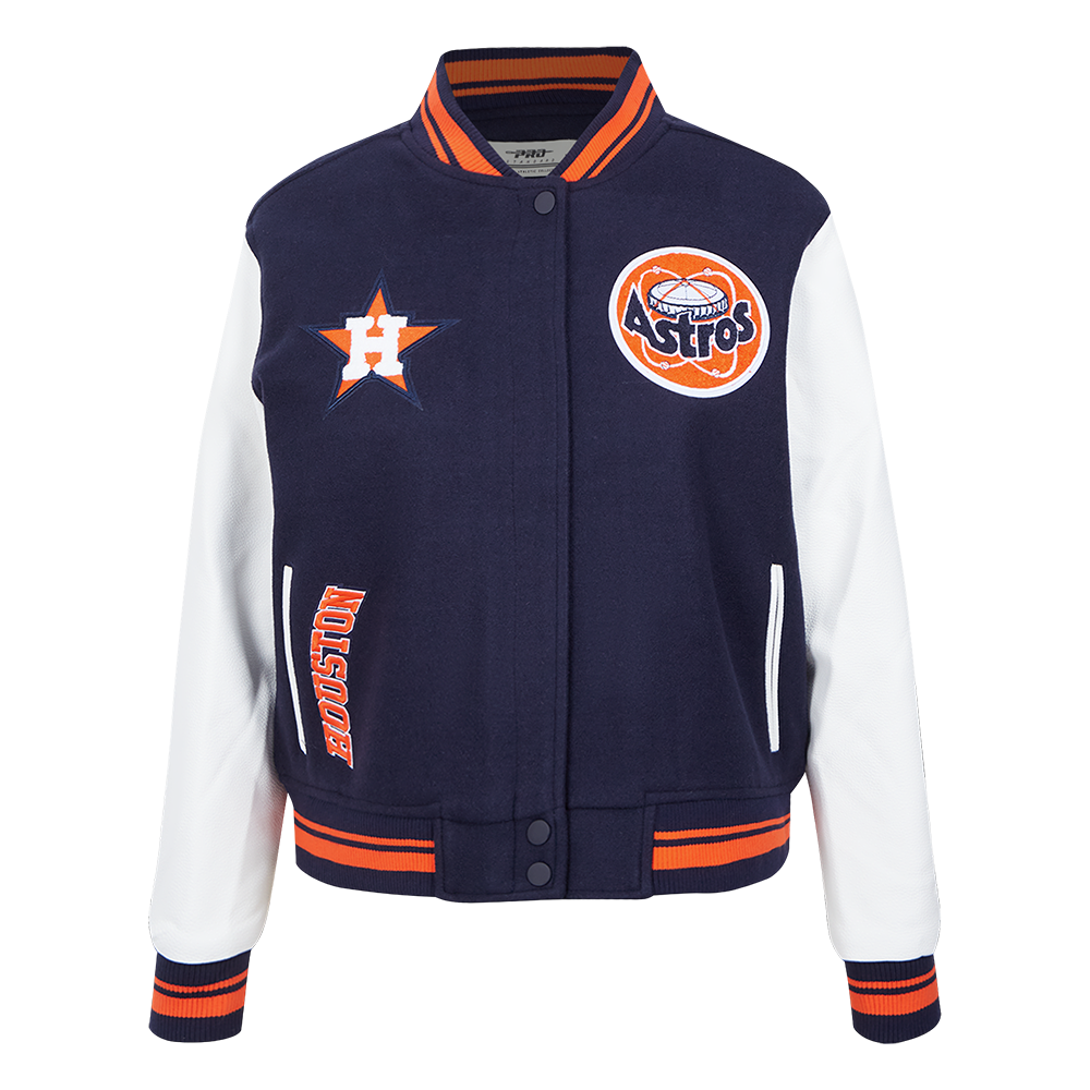 CHAMARRA UNIVERSITARIA MLB HOUSTON ASTROS RETRO CLASSICS PARA MUJER