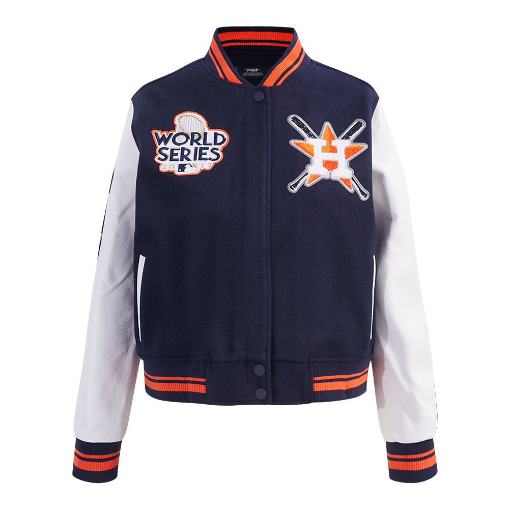 CHAMARRA UNIVERSITARIA MLB HOUSTON ASTROS MASH UP PARA MUJER