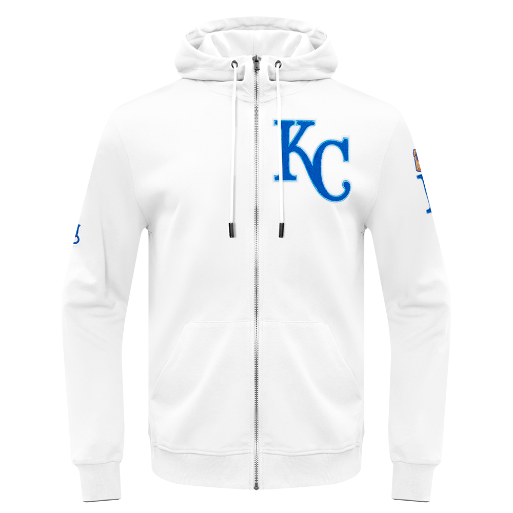 SUDADERA CON CIERRE MLB KANSAS CITY ROYALS CLASSIC CHENILLE