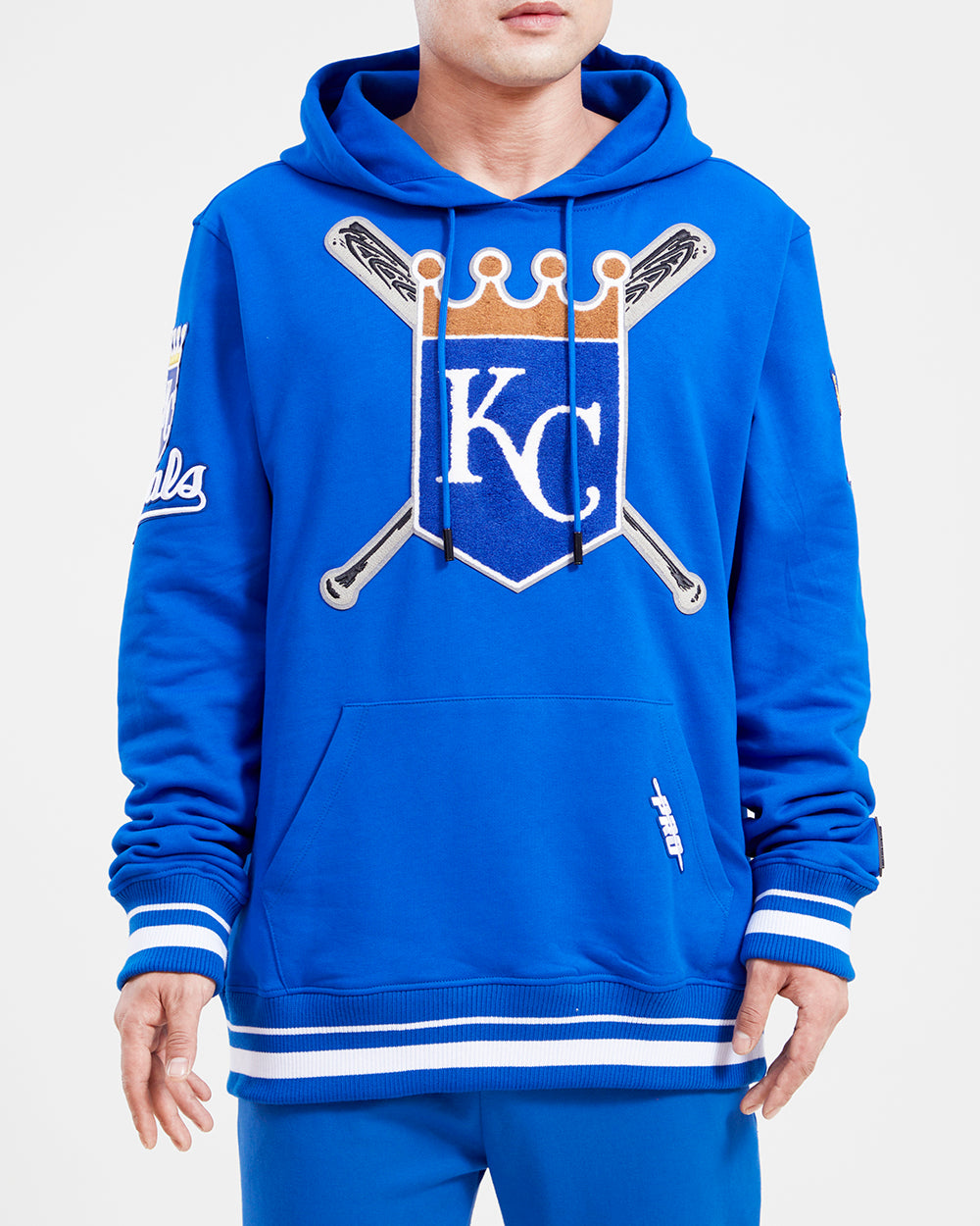 SUDADERA CON GORRO MLB KANSAS CITY ROYALS MASH UP