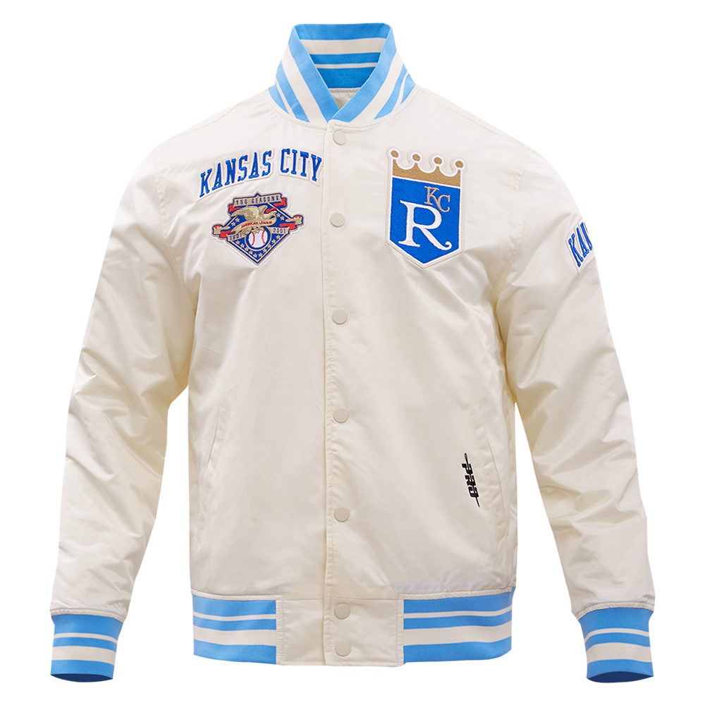 CHAMARRA DE SATÉN MLB KANSAS CITY ROYALS RETRO CLASSICS