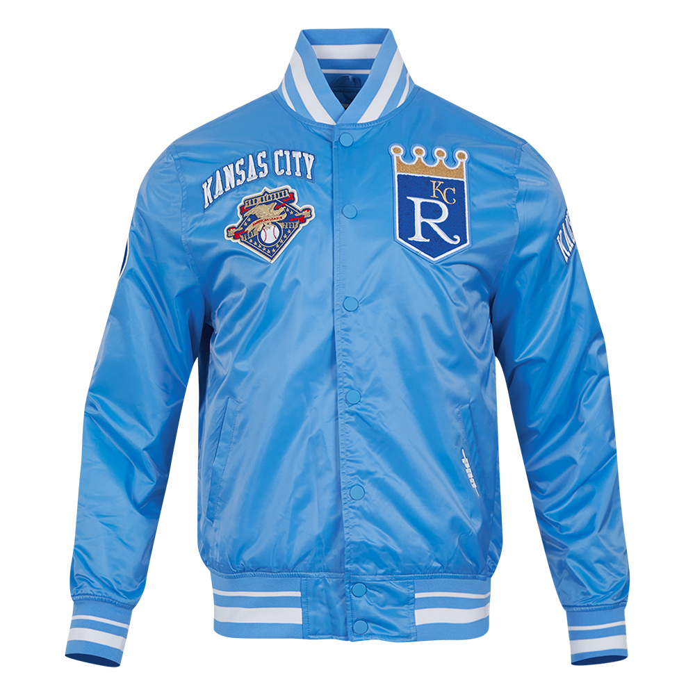 CHAMARRA DE SATÍN MLB KANSAS CITY ROYALS RETRO CLASSICS