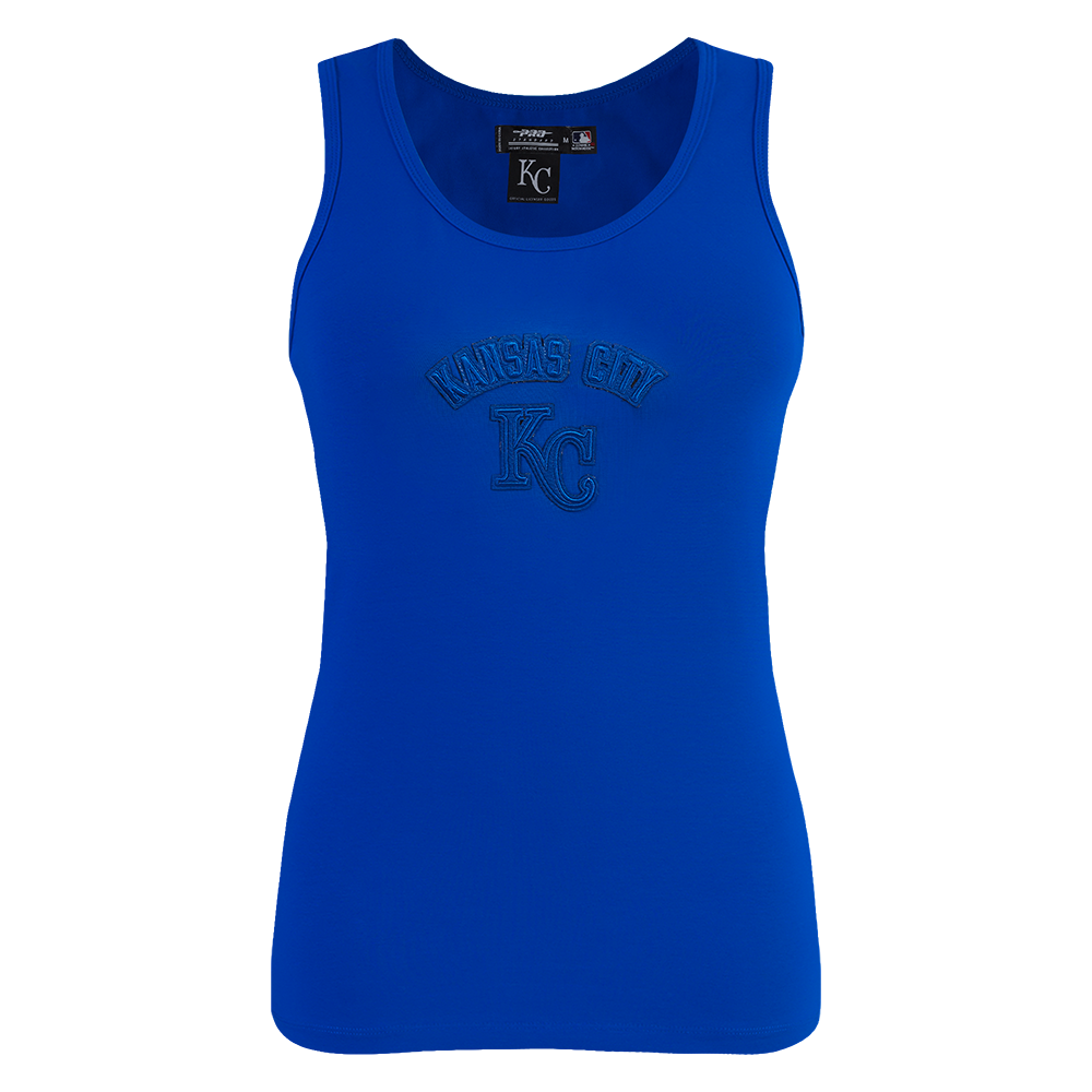 SIN MANGAS DE CORTE RELAJADO MLB KANSAS CITY ROYALS TRIPLE TONAL PARA MUJER