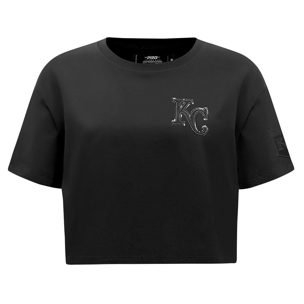 MANGA CORTA CROP MLB KANSAS CITY ROYALS CLASSIC 3BK PARA MUJER