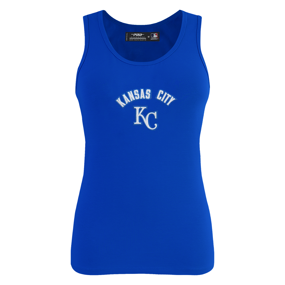 SIN MANGAS DE CORTE RELAJADO MLB KANSAS CITY ROYALS CLASSIC CHENILLE PARA MUJER