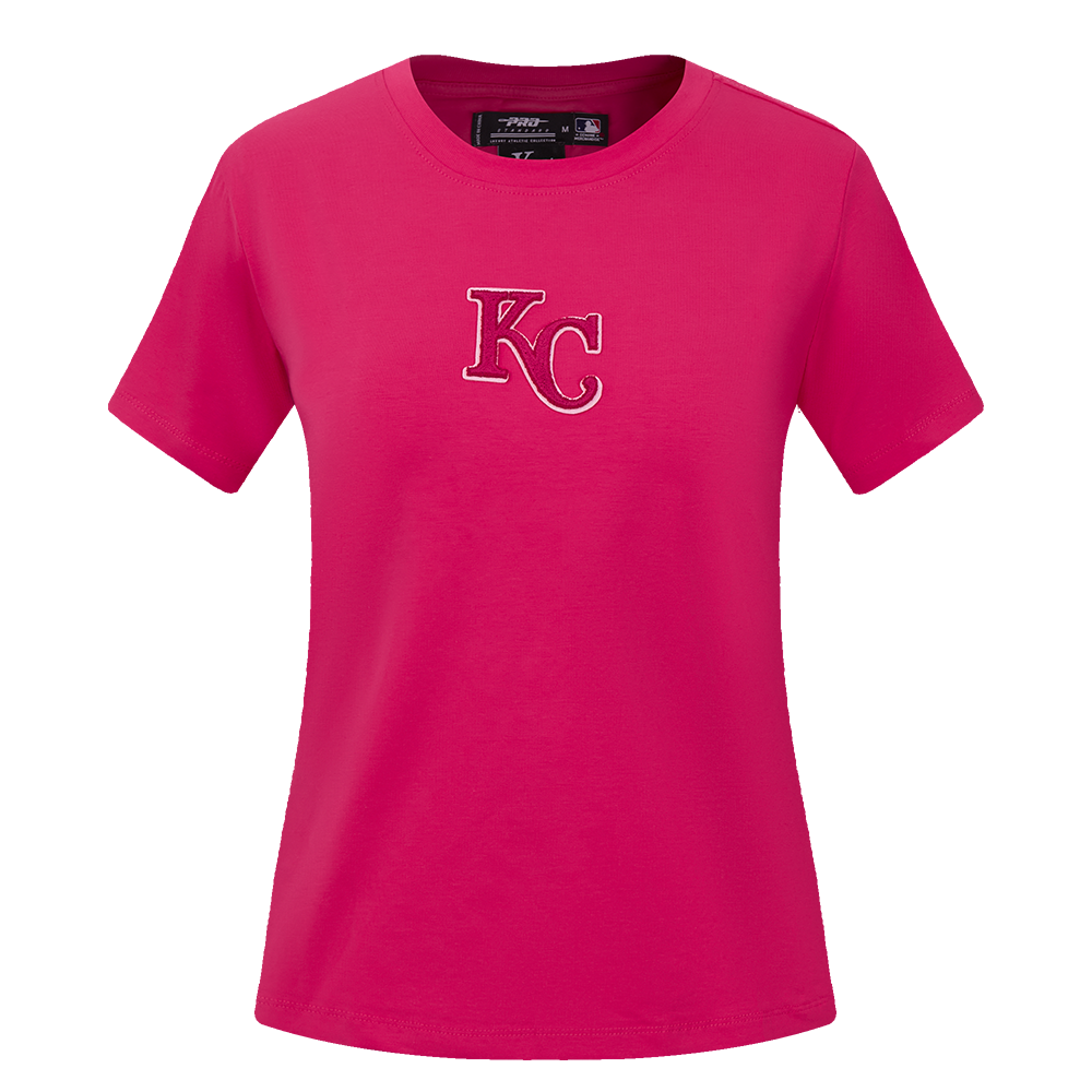 MANGA CORTA MLB KANSAS CITY ROYALS CLASSIC TRIPLE PINK PARA MUJER