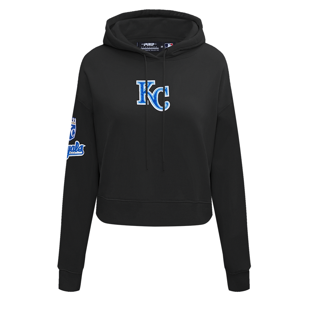 SUDADERA CON GORRO MLB KANSAS CITY ROYALS CLASSIC ESSENTIALS PARA MUJER