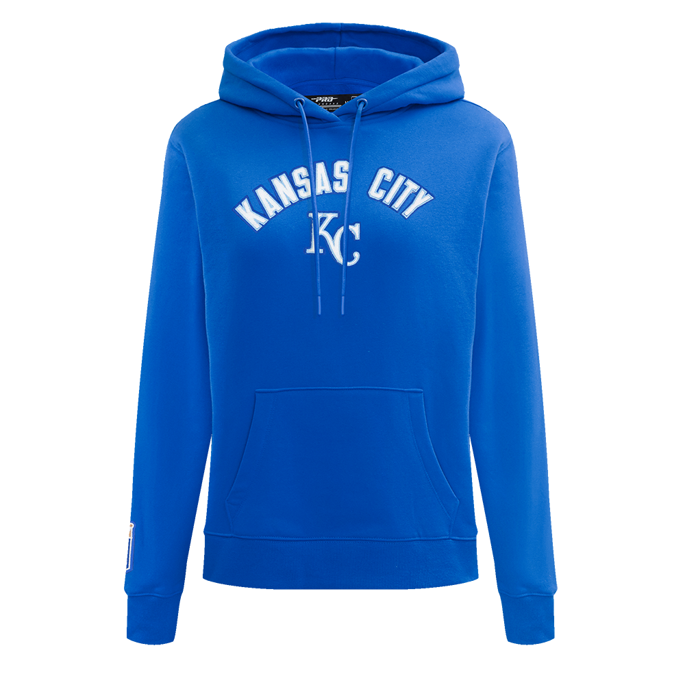 SUDADERA CON GORRO MLB KANSAS CITY ROYALS CLASSIC CHENILLE PARA MUJER