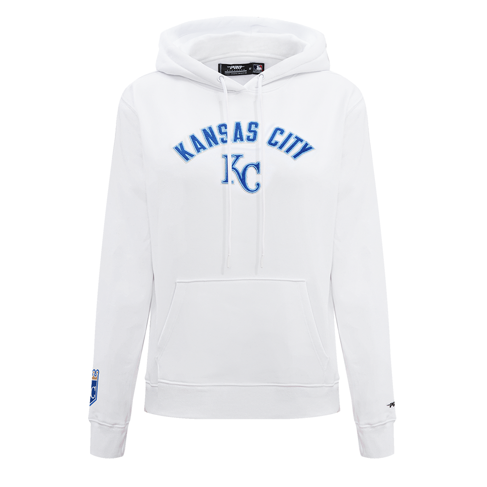 SUDADERA CON GORRO MLB KANSAS CITY ROYALS CLASSIC CHENILLE PARA MUJER