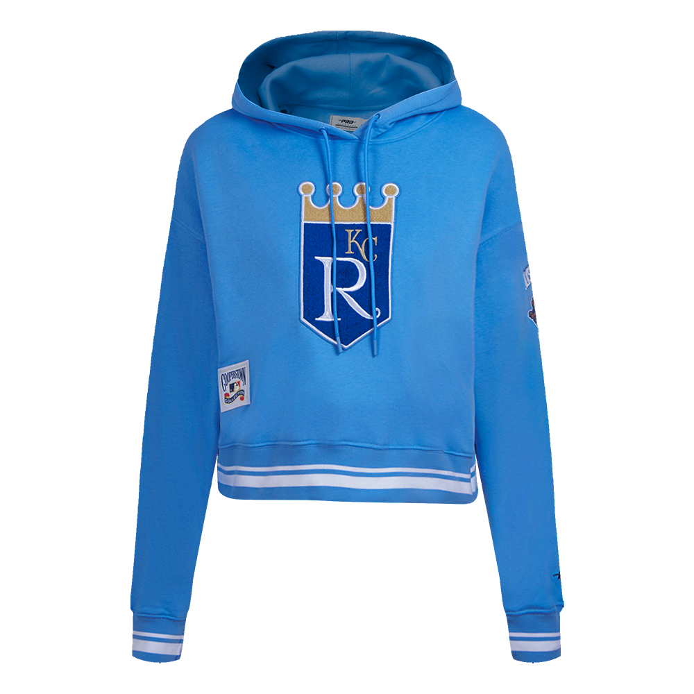 SUDADERA CON GORRO MLB KANSAS CITY ROYALS RETRO CLASSICS PARA MUJER