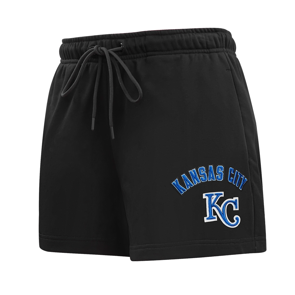 SHORTS DE ALGODÓN MLB KANSAS CITY ROYALS CLASSIC CHENILLE PARA MUJER