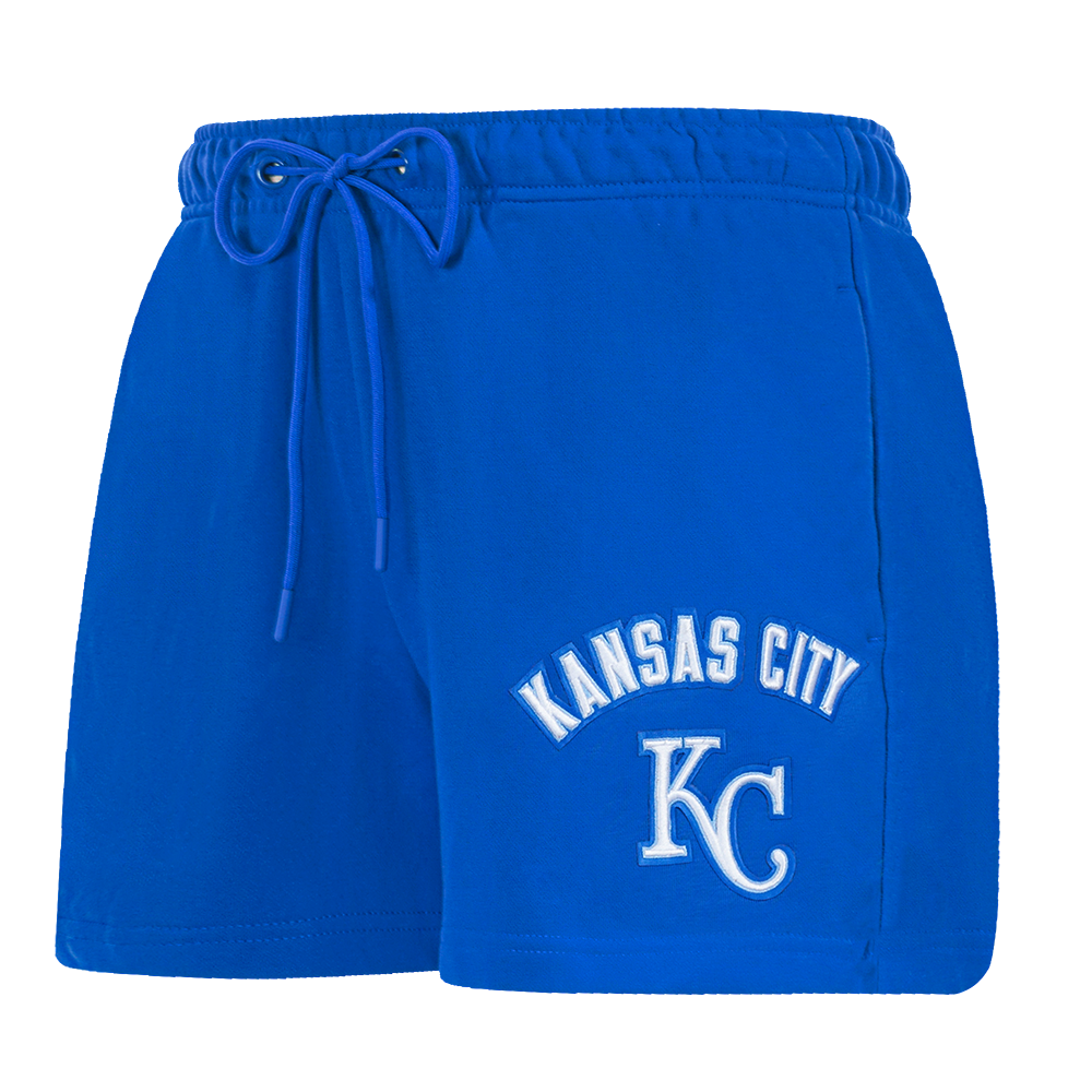 SHORTS DE ALGODÓN MLB KANSAS CITY ROYALS CLASSIC CHENILLE PARA MUJER