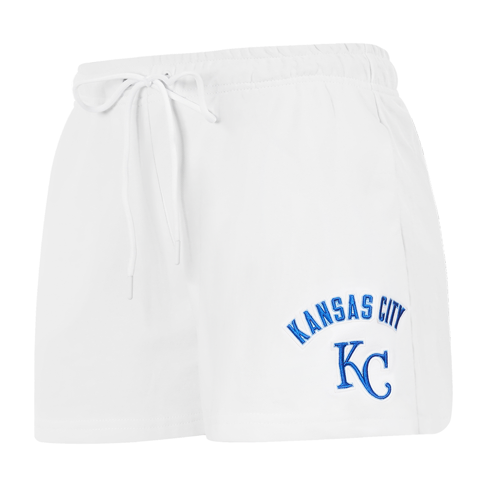 SHORTS DE ALGODÓN MLB KANSAS CITY ROYALS CLASSIC CHENILLE PARA MUJER