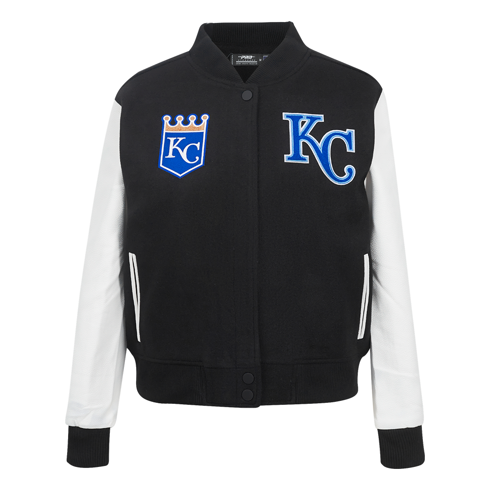CHAMARRA UNIVERSITARIA MLB KANSAS CITY ROYALS CLASSIC CHENILLE PARA MUJER