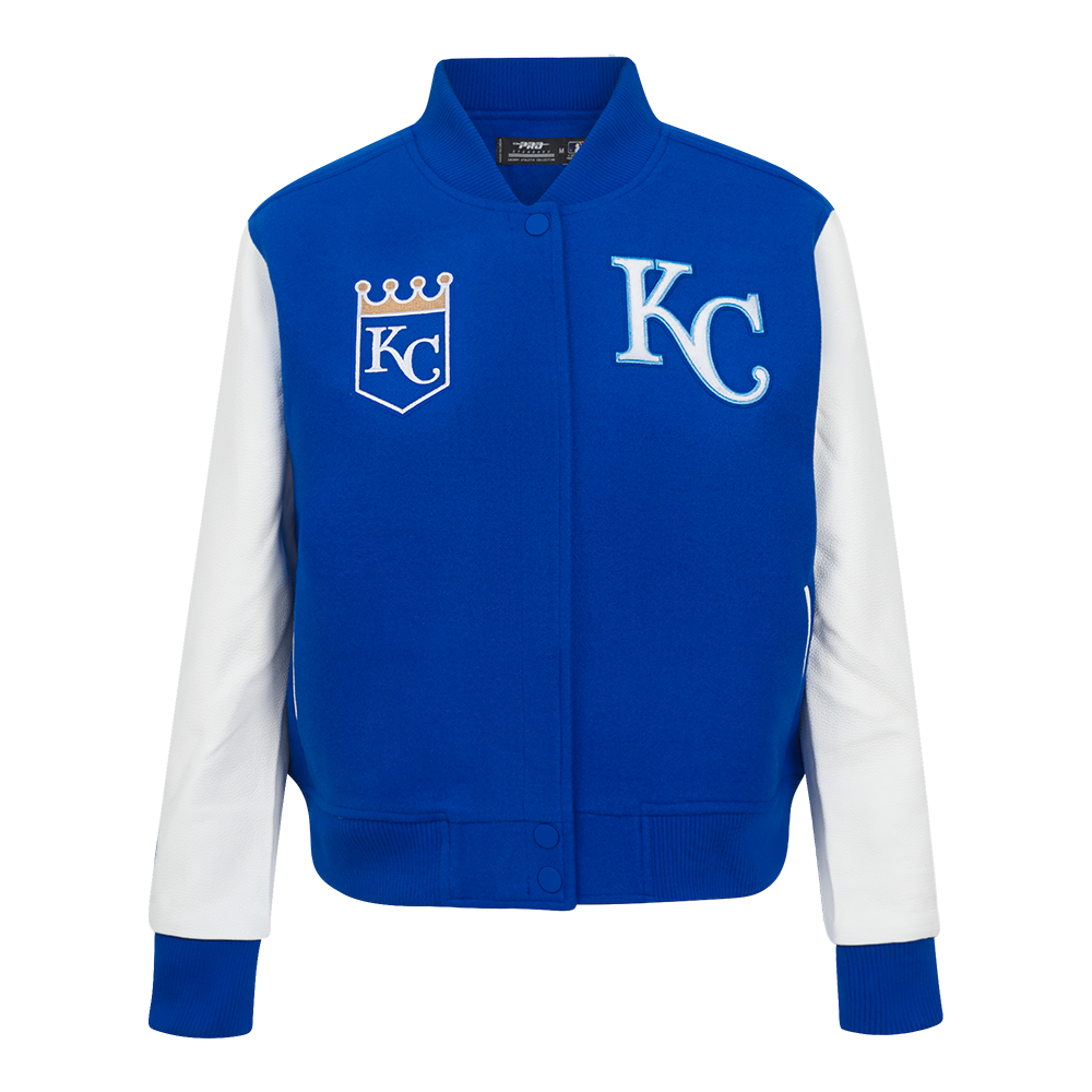 CHAMARRA UNIVERSITARIA MLB KANSAS CITY ROYALS CLASSIC CHENILLE PARA MUJER