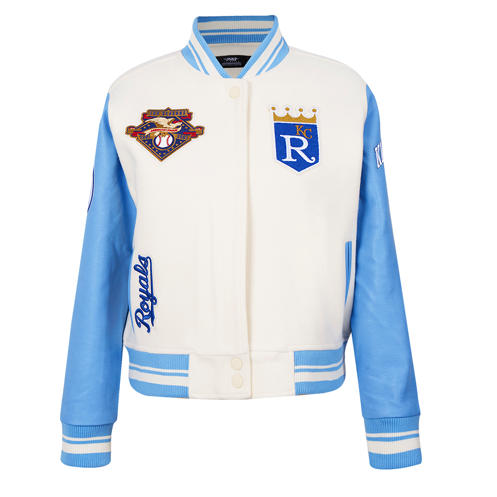 CHAMARRA UNIVERSITARIA MLB KANSAS CITY ROYALS RETRO CLASSICS PARA MUJER