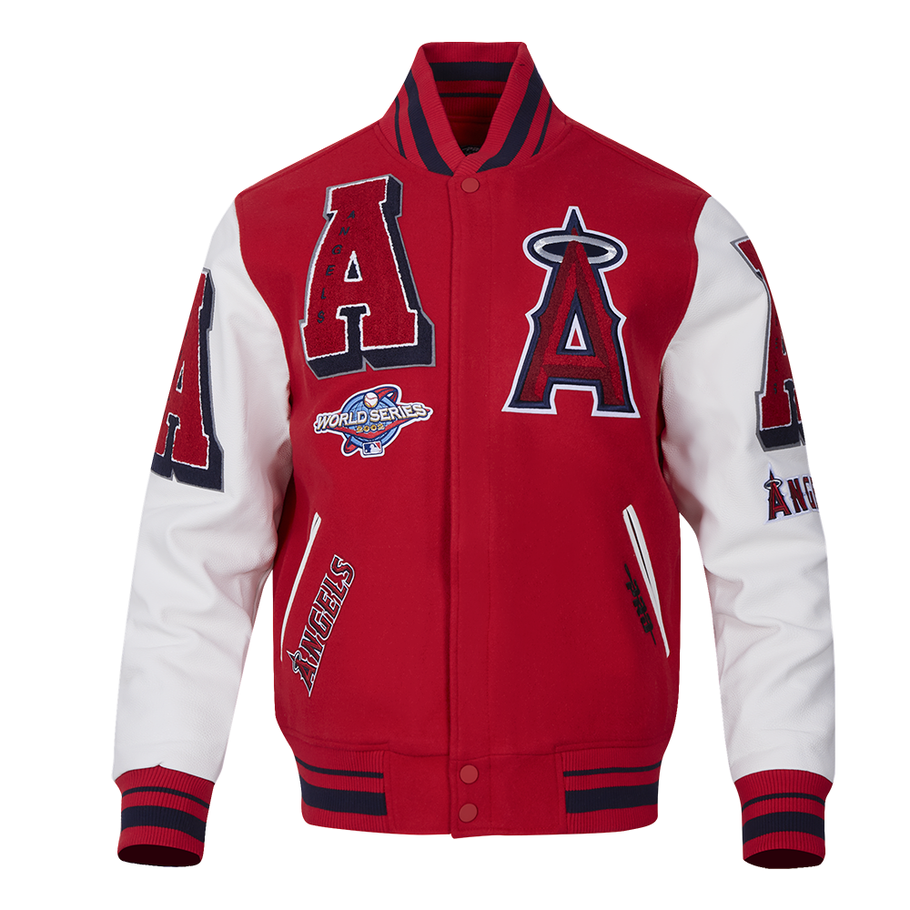 CHAMARRA UNIVERSITARIA MLB LOS ANGELES ANGELS MASH UP