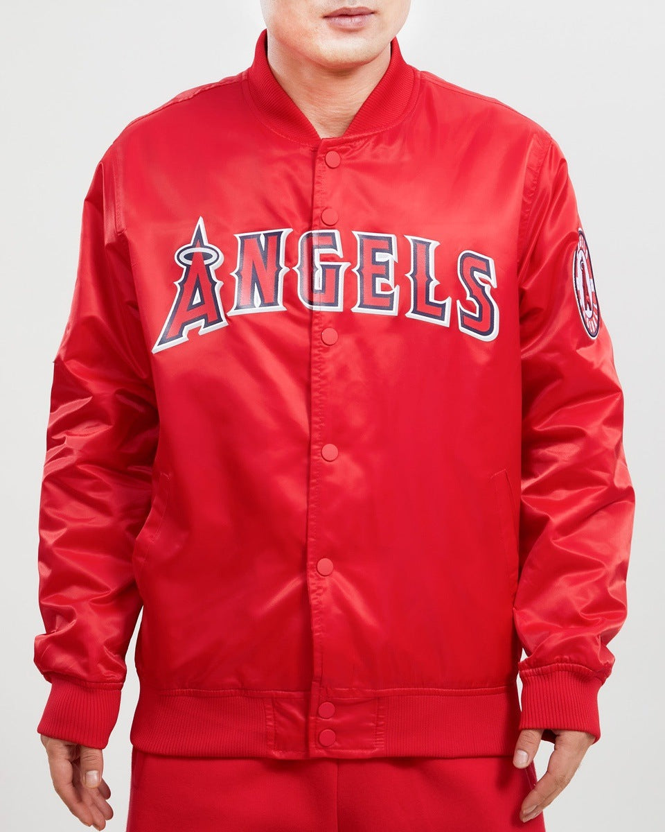 CHAMARRA DE SATÍN MLB LOS ANGELES ANGELS CLASSIC SATIN