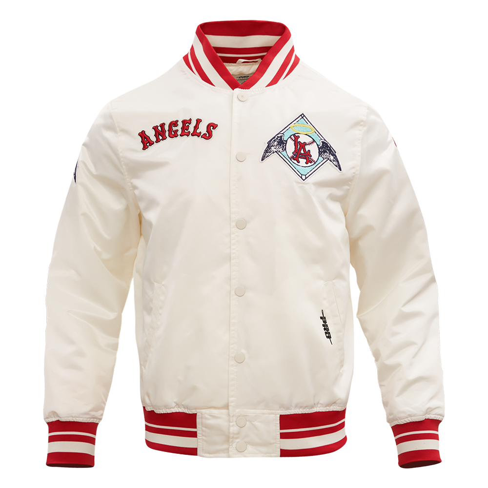 CHAMARRA DE SATÍN MLB LOS ANGELES ANGELS RETRO CLASSICS