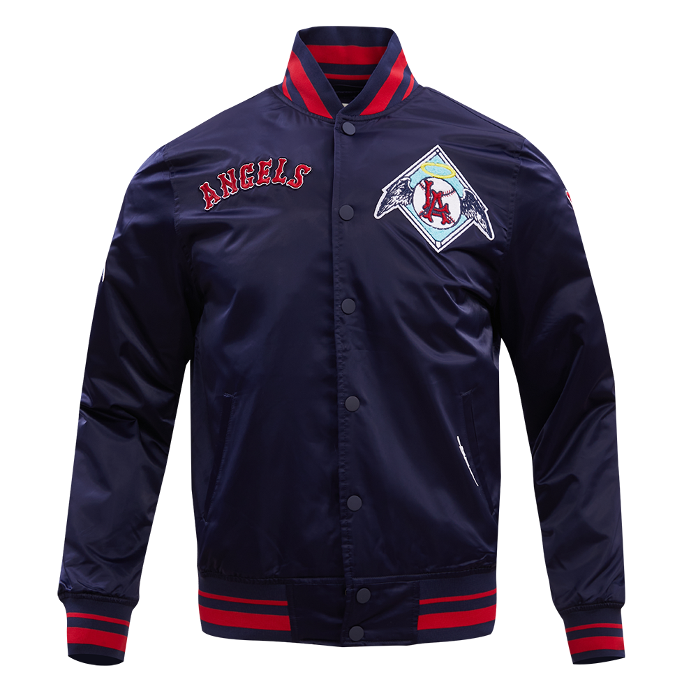 CHAMARRA DE SATÍN MLB LOS ANGELES ANGELS RETRO CLASSICS