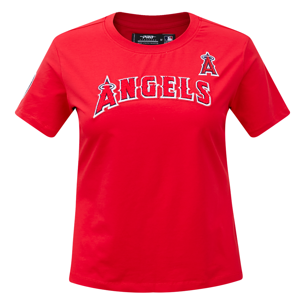 MANGA CORTA MLB LOS ANGELES ANGELS CLASSIC ESSENTIALS PARA MUJER