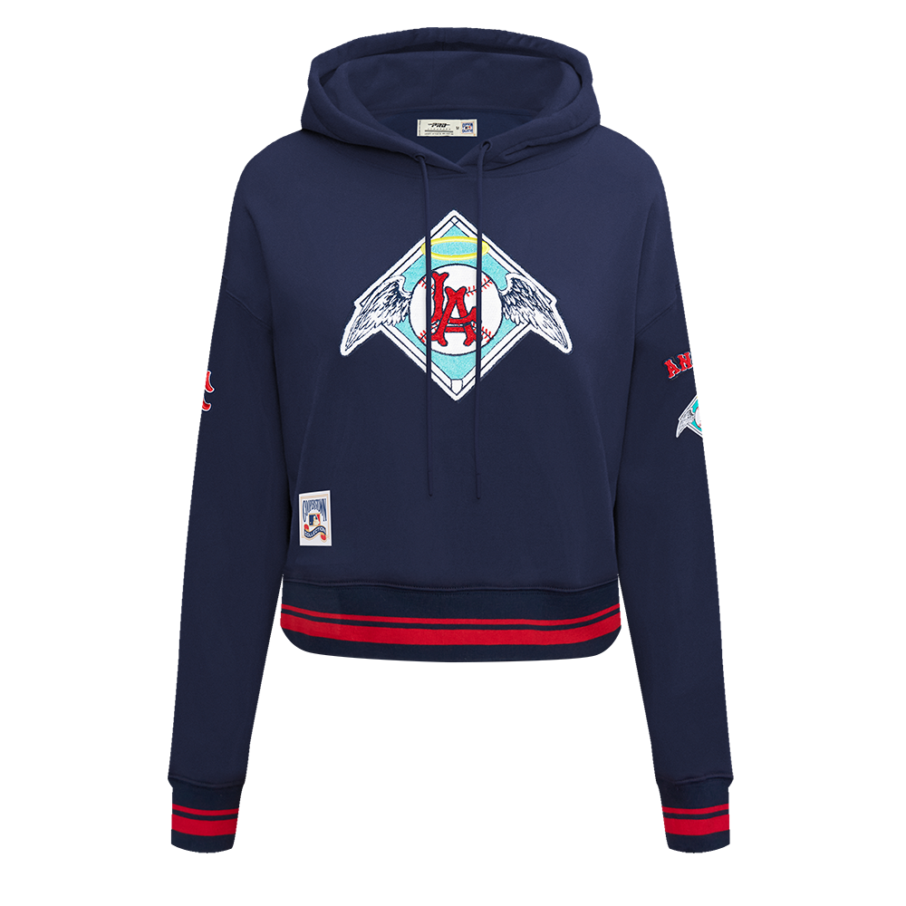 SUDADERA CON GORRO MLB LOS ANGELES ANGELS RETRO CLASSICS PARA MUJER