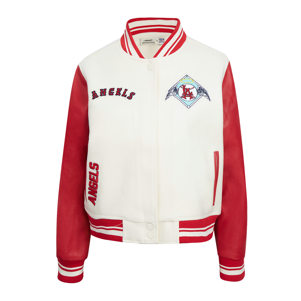 CHAMARRA UNIVERSITARIA MLB LOS ANGELES ANGELS RETRO CLASSICS PARA MUJER