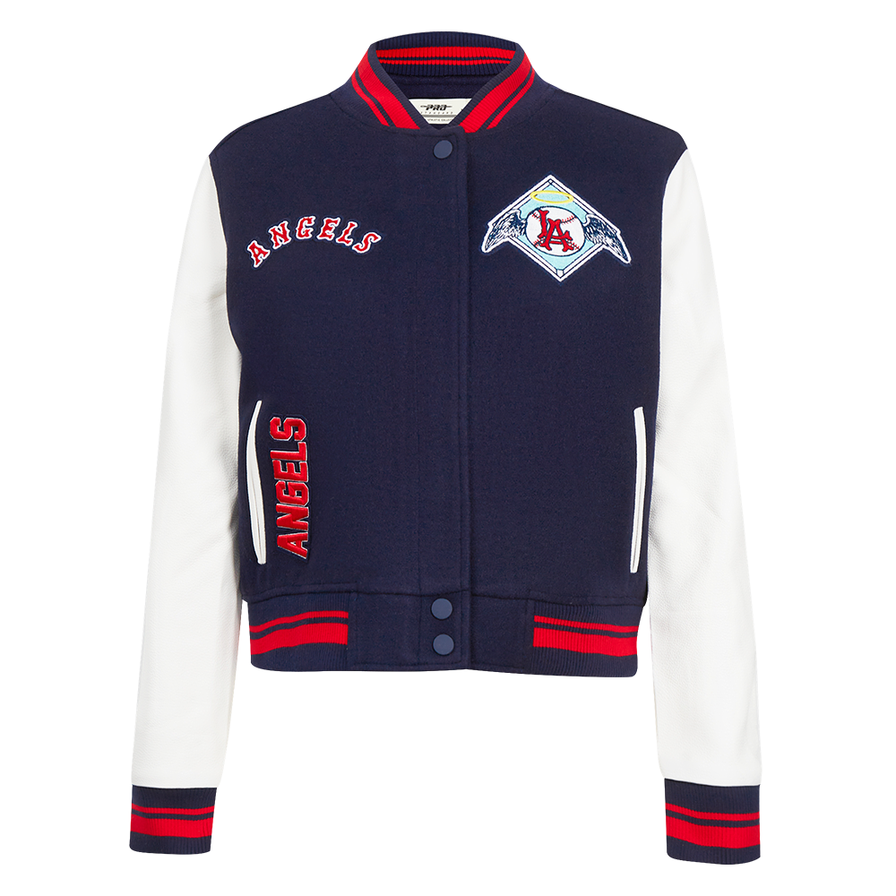 CHAMARRA UNIVERSITARIA MLB LOS ANGELES ANGELS RETRO CLASSICS PARA MUJER