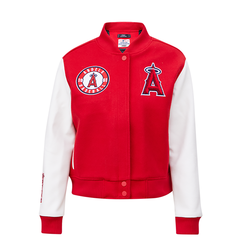 CHAMARRA UNIVERSITARIA MLB LOS ANGELES ANGELS CLASSIC ESSENTIALS PARA MUJER