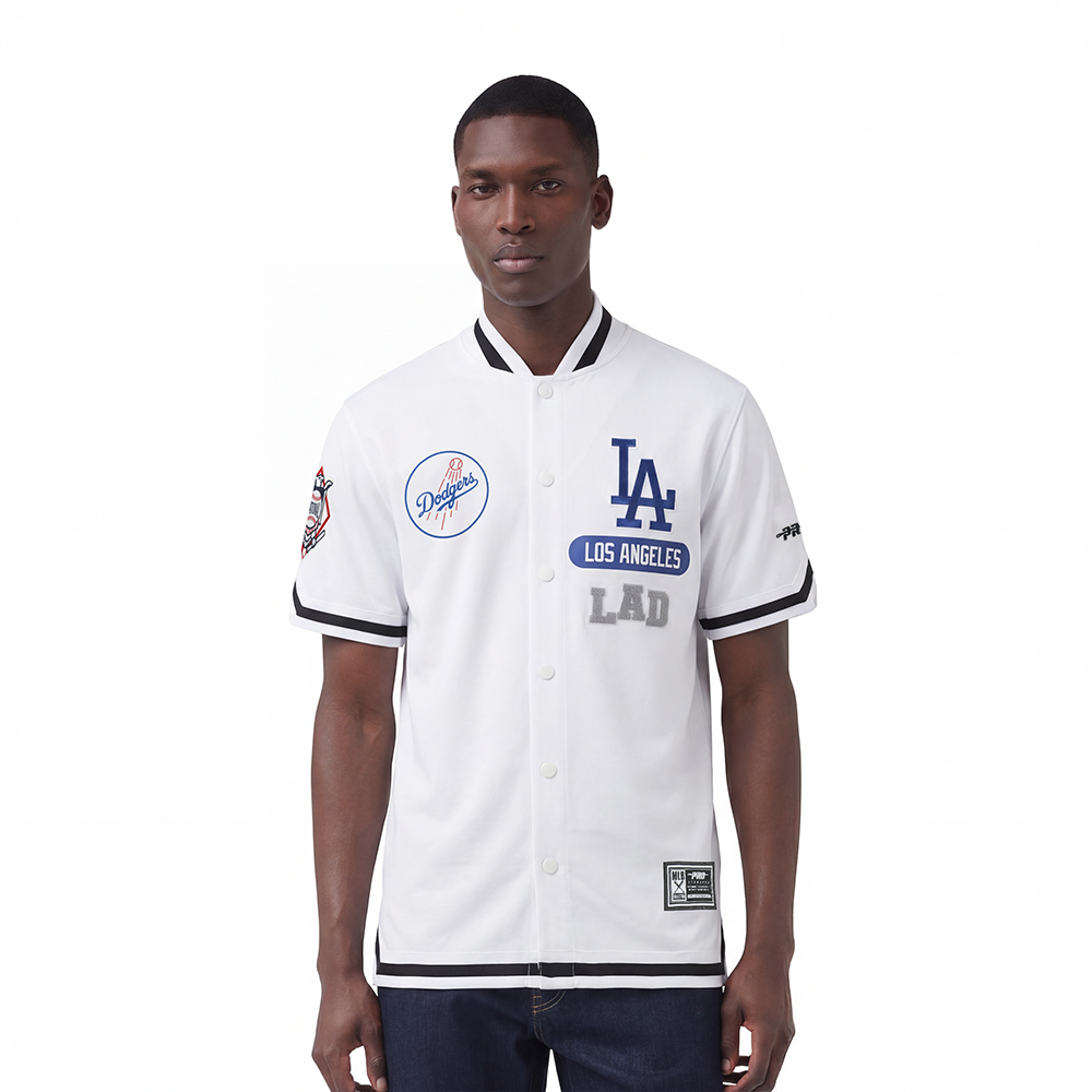 SOBRECAMISA DE MANGA CORTA MLB LOS ANGELES DODGERS LETTERMAN