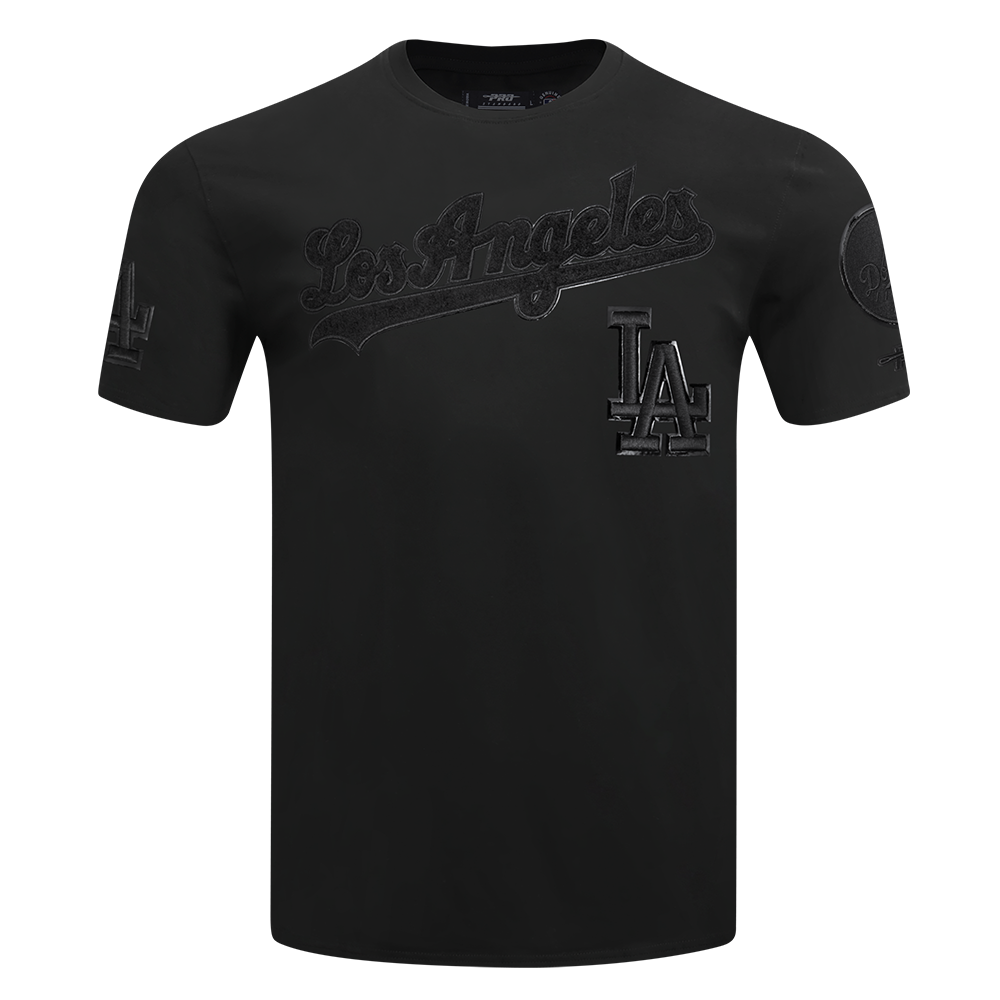 MANGA CORTA MLB LOS ANGELES DODGERS TRIPLE BLACK
