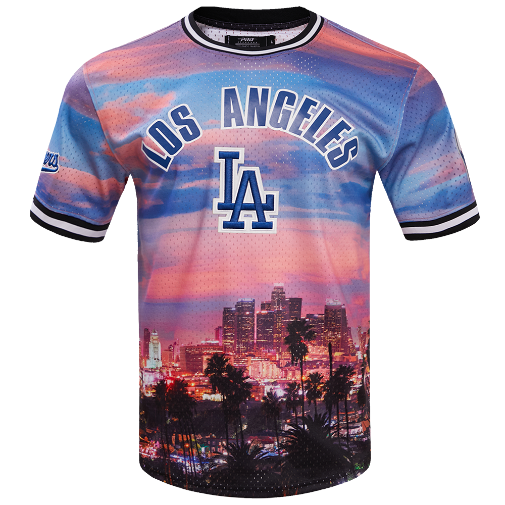 MANGA CORTA MLB LOS ANGELES DODGERS CITY SCAPE