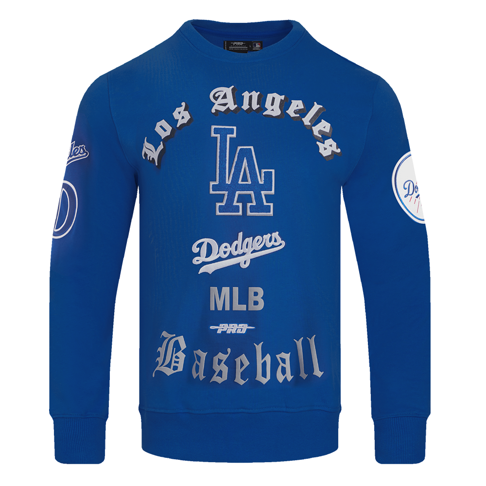 SUDADERA DE CUELLO REDONDO MLB LOS ANGELES DODGERS OLD ENGLISH