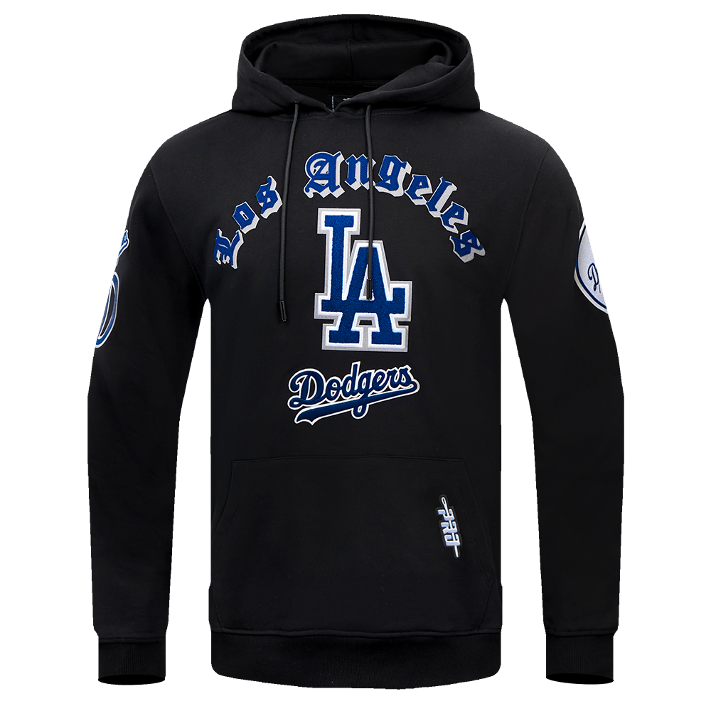 SUDADERA CON GORRO MLB LOS ANGELES DODGERS OLD ENGLISH