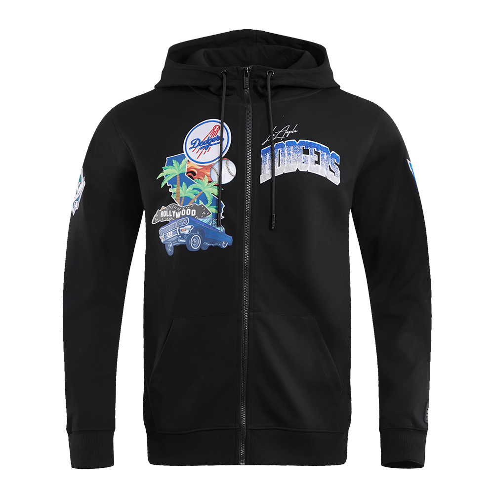 SUDADERA CON CIERRE MLB LOS ANGELES DODGERS HOME TOWN