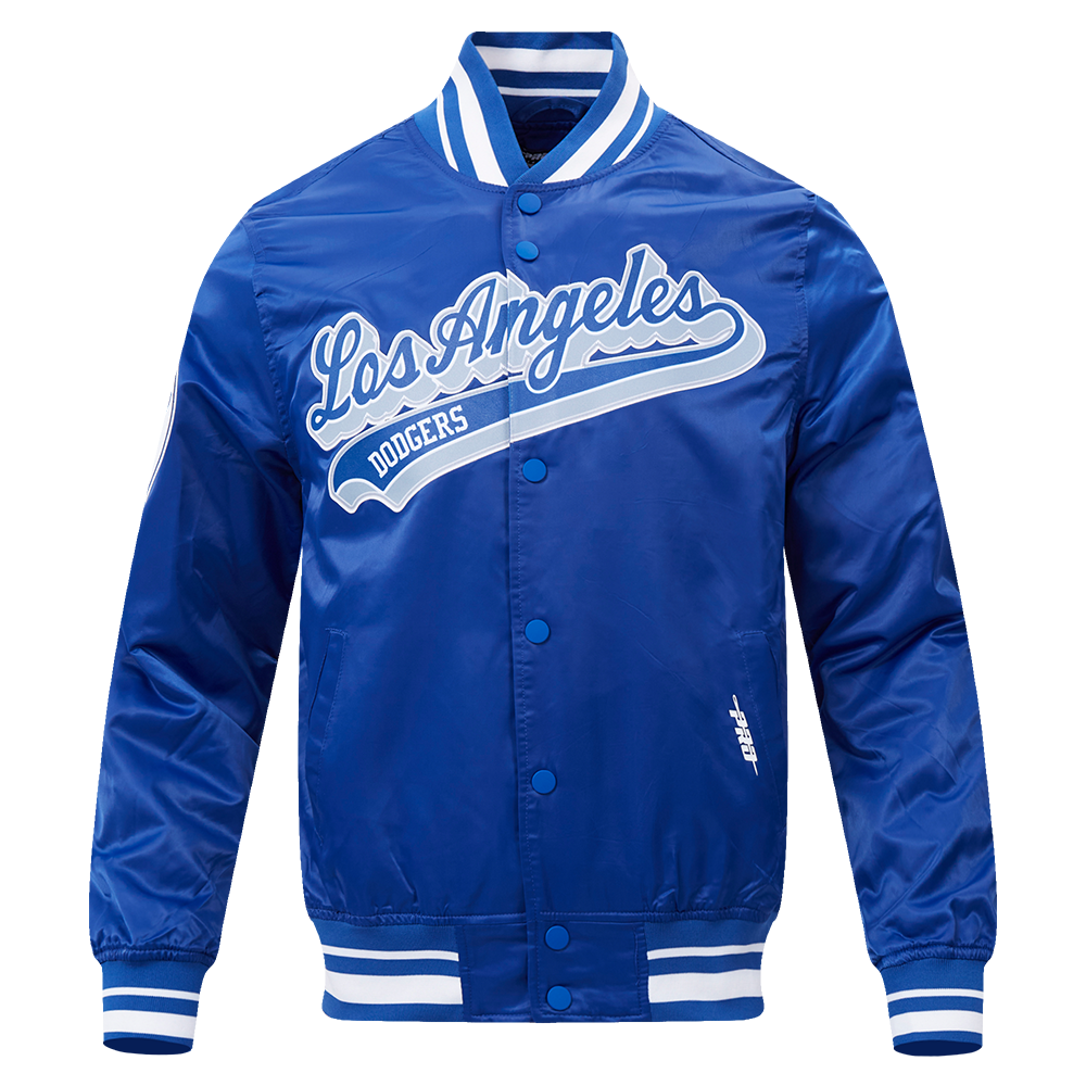 CHAMARRA DE SATÍN MLB LOS ANGELES DODGERS SCRIPT TAIL