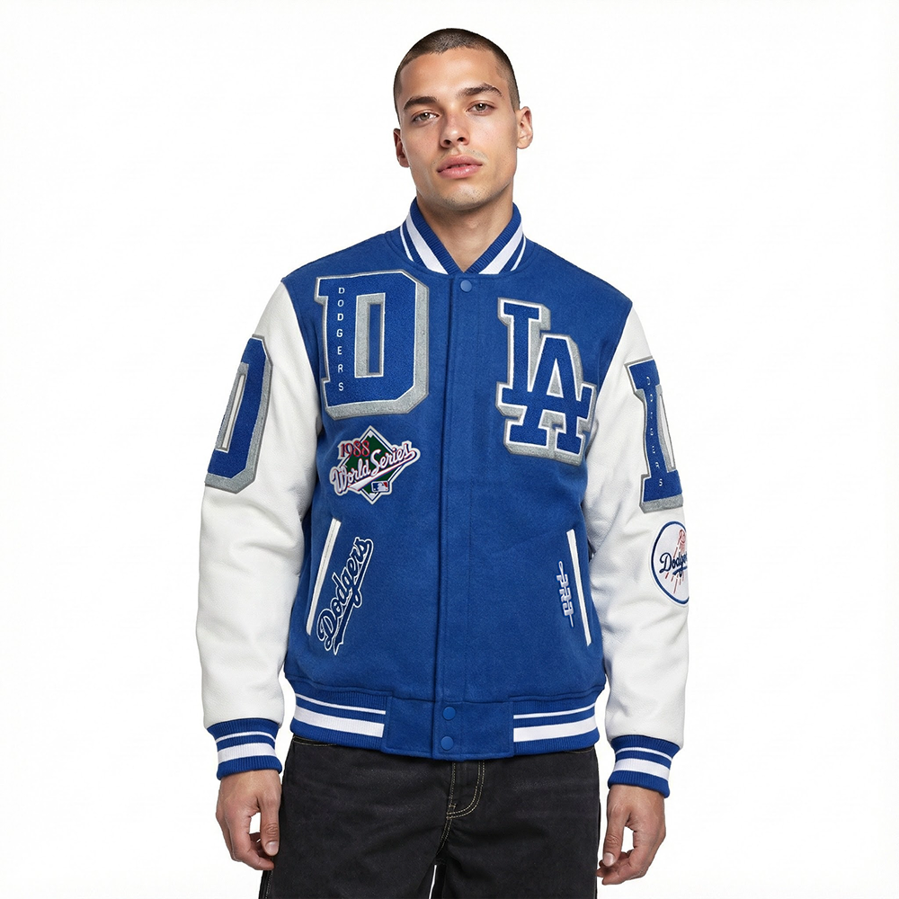CHAMARRA UNIVERSITARIA MLB LOS ANGELES DODGERS MASH UP