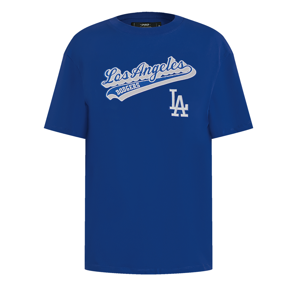 MANGA CORTA BOYFRIEND MLB LOS ANGELES DODGERS SCRIPT TAIL PARA MUJER