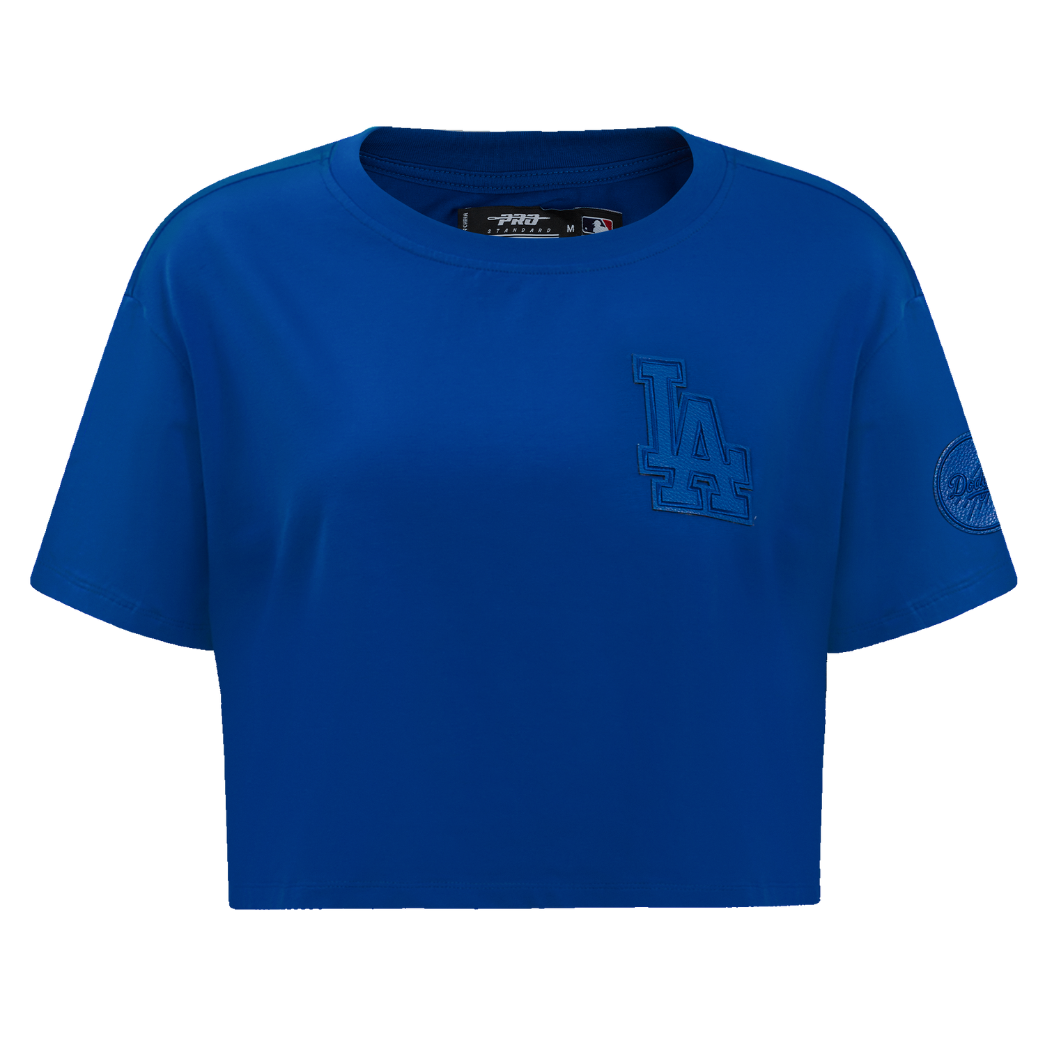 MANGA CORTA CROP MLB LOS ANGELES DODGERS TRIPLE TONAL PARA MUJER