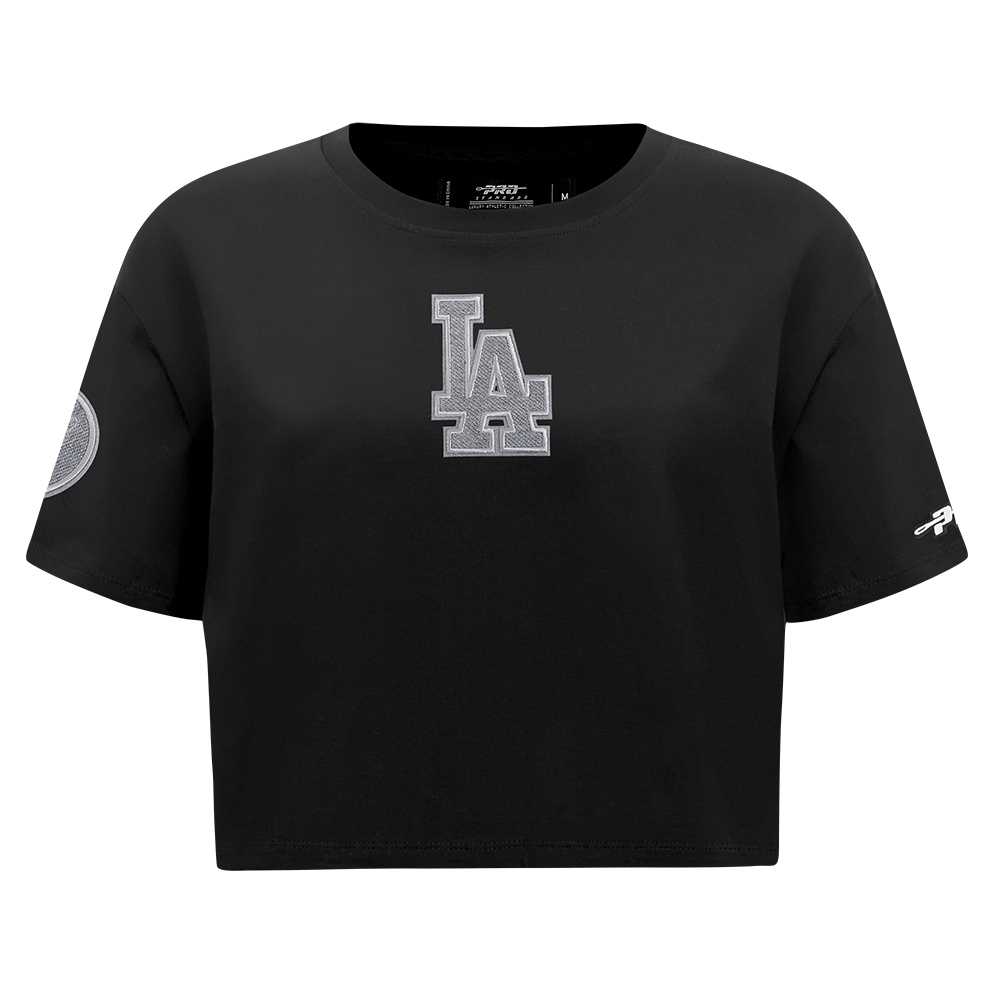 MANGA CORTA CROP MLB LOS ANGELES DODGERS REVERSE FRENCH TERRY PARA MUJER