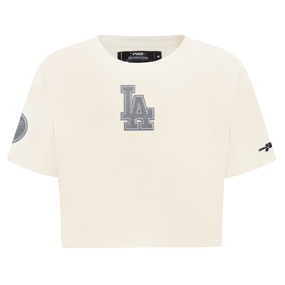 MANGA CORTA CROP MLB LOS ANGELES DODGERS REVERSE FRENCH TERRY PARA MUJER