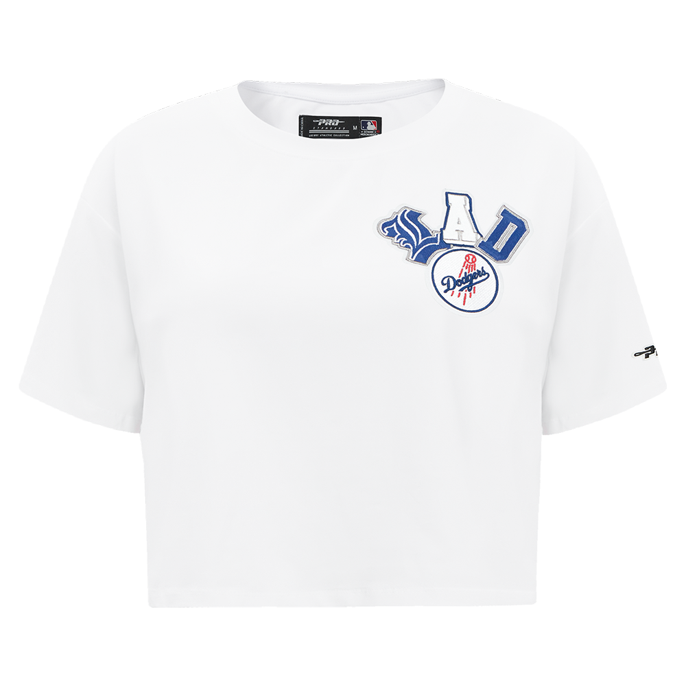 MANGA CORTA CROP MLB LOS ANGELES DODGERS CITY RANSOM PARA MUJER