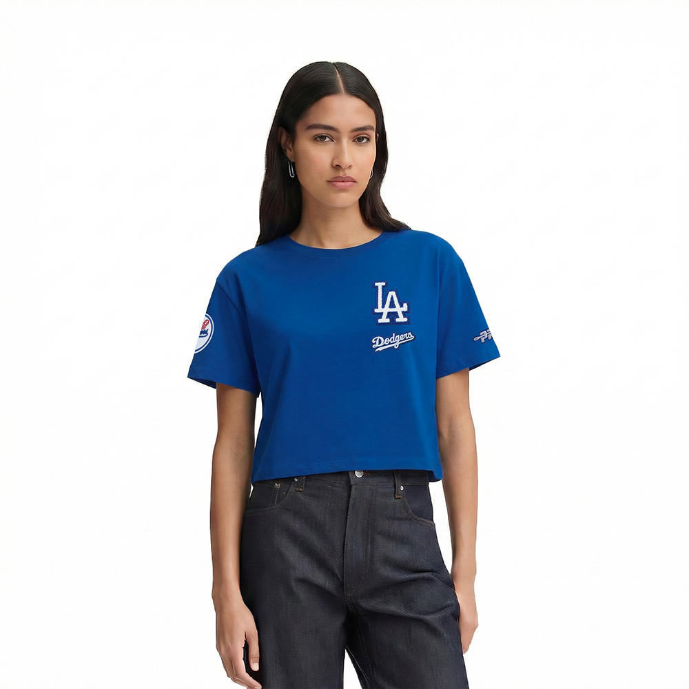 MANGA CORTA MLB LOS ANGELES DODGERS CLASSIC CHENILLE PARA MUJER