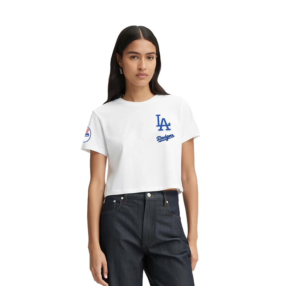 MANGA CORTA MLB LOS ANGELES DODGERS CLASSIC CHENILLE PARA MUJER