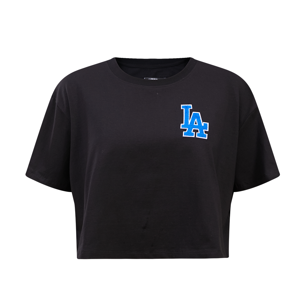MANGA CORTA CROP MLB LOS ANGELES DODGERS CLASSIC ESSENTIALS PARA MUJER
